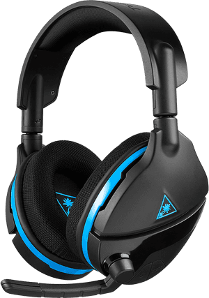 Blackand Blue Gaming Headset PNG