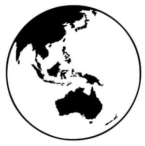 Blackand White Earth Map PNG with transparent background