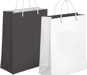 Shopping Bag Png Transparent Image - Shopping Bag Clipart Gray, Png Download PNG