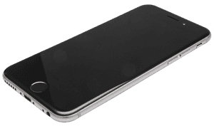 Blacki Phone Angled View PNG image with transparent background