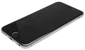 Blacki Phone Angled View PNG Image