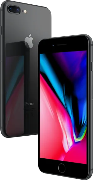 Blacki Phone8 Plus Showcase PNG Image