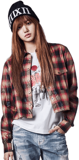 Blackpink Lisa Streetwear - Black Pink Lisa, HD Png Download PNG image with transparent background