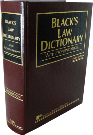 Blacks Law Dictionary Sixth Edition PNG image with transparent background