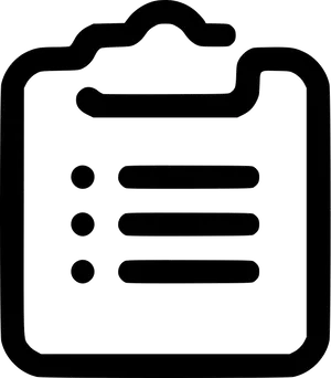 Blank Agenda Icon PNG Image