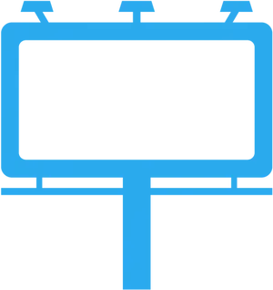Blank Billboard Advertising Template PNG Image