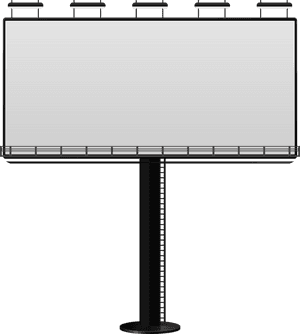 Billboard Png File Download Free - Transparent Blank Billboard Png, Png Download PNG image with transparent background