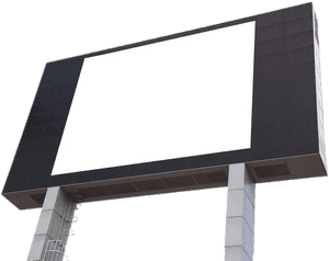 Billboard White Screen - Outdoor Advertising Screen Png Transparent, Png Download PNG image with transparent background
