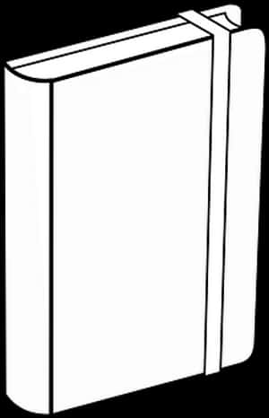 Blank Book Vector Illustration PNG image with transparent background