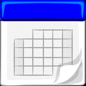 Blank Calendar Icon PNG image with transparent background