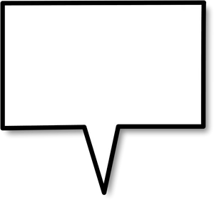 Blank Callout Bubble Graphic PNG Image