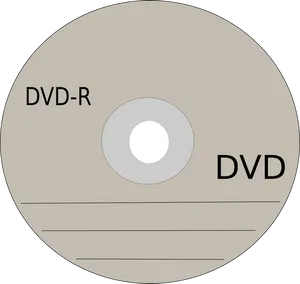 Blank D V D R Disc PNG Image