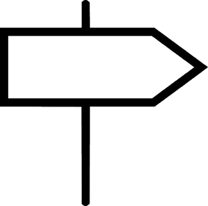 Blank_ Directional_ Signpost.png PNG image with transparent background