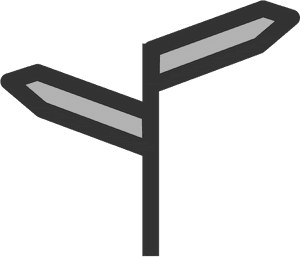 Blank_ Directional_ Signpost PNG image with transparent background