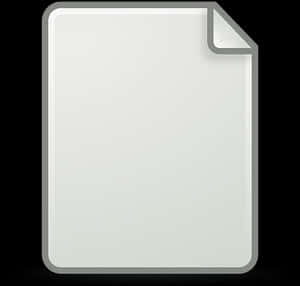 Blank Document Icon PNG with transparent background