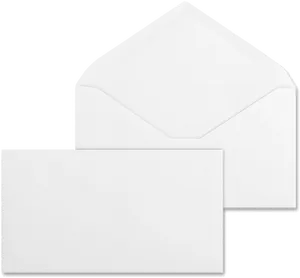 Blank Envelopeand Card PNG Image