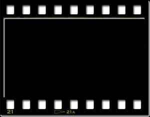 Blank Film Strip Frame PNG