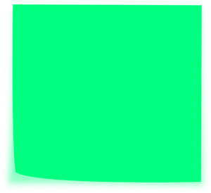 Blank Green Sticky Note PNG Image