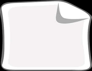 Blank Note Paper Graphic PNG image with transparent background
