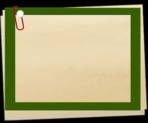 Blank Note Paperwith Clip PNG image with transparent background