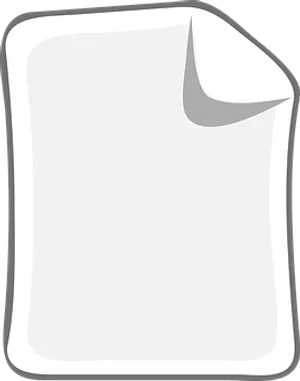Blank Paper Icon PNG Image