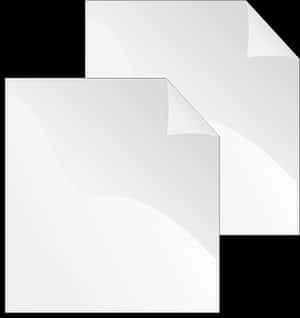 Blank Paper Sheets Overlay PNG image with transparent background