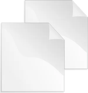 Blank Paper Sheets Overlay PNG Image