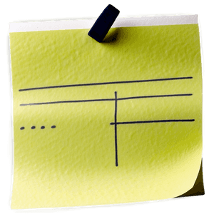 Blank Post It PNG cui60 PNG image with transparent background