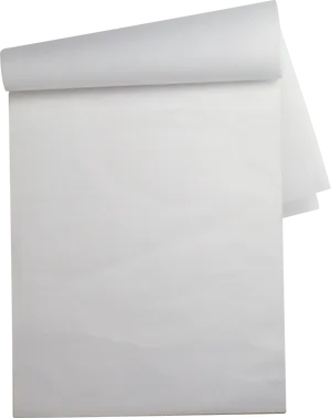 Blank Rolled Paper Sheet PNG Image