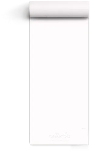 Blank Scroll Paper Template PNG Image