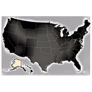 Blank USA Map PNG xmn PNG