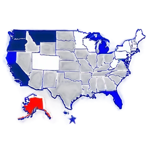 Blank Usa States Map Png Fro22 PNG Image