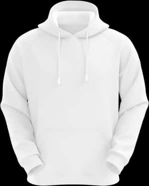 Blank Hoodie Png - Blank White Hoodie Png, Transparent Png PNG