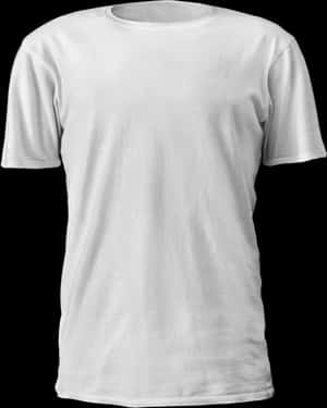 Blank White T Shirt Mockup PNG image with transparent background