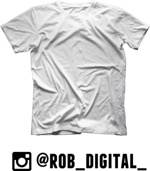 Blank White T Shirt Template PNG Image