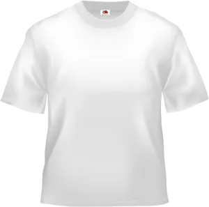 Blank White T Shirt Template PNG Image