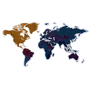 Blank World Map PNG 5 PNG image with transparent background