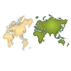 Blank World Map PNG cvx26 PNG image with transparent background