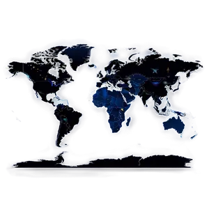 Blank World Map Vector Png 83 PNG Image