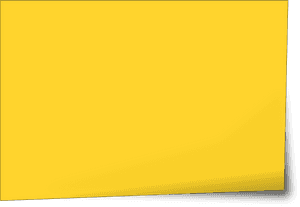 Blank Yellow Postit Note PNG image with transparent background
