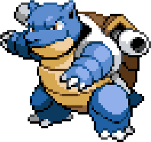 Blastoise Minecraft Pixel Art, HD Png Download PNG image with transparent background