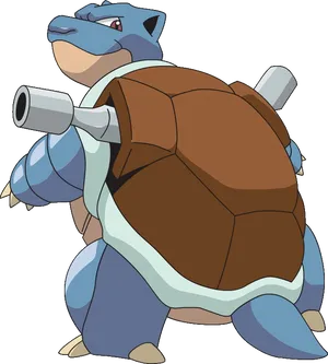 Blastoise Pokemon Character PNG Image