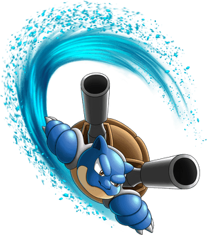 Blastoise Used Surf Pokemon Tribute On Game Art Hq - Illustration, HD Png Download PNG image with transparent background