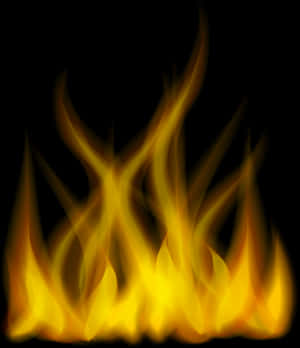 Blazing_ Flames_ Illustration PNG image with transparent background
