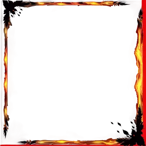 Blazing Frame Border Png Khm86 PNG Image