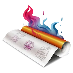 Blazing Paper Illustration Png Uxw PNG Image