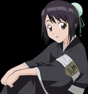 Bleach Anime Character Rukia Kuchiki PNG image with transparent background