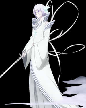 Bleach Sode No Shirayuki Character Pose PNG image with transparent background