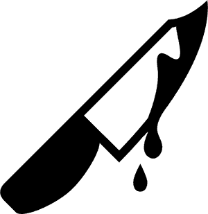 Bleeding Knife Icon PNG image with transparent background