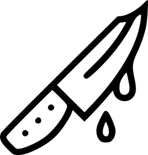 Bleeding Knife Icon PNG image with transparent background